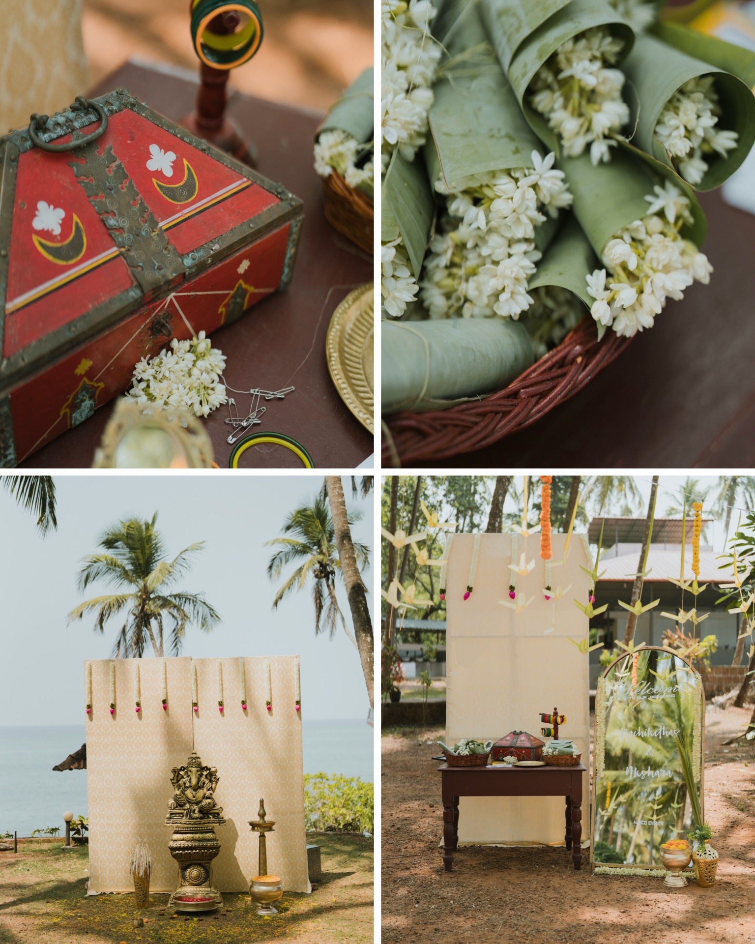 Traditional Kerala wedding details